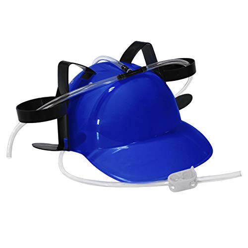 kowaku Novelty Drinking Beer Can Hat Drink Holder Stag Do Gag Gift - Azul