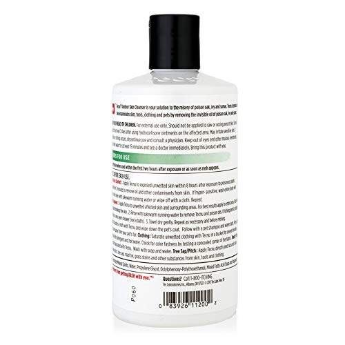 Tecnu FG10281 Original Poison Oak & Ivy Outdoor Skin Cleanser, 12 Fl Oz, First Step In Poison Ivy Treatment thumb #1