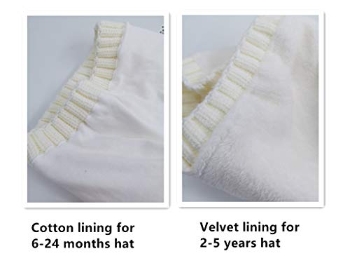 Image of Baby Girls Boys Winter Hat Scarf Kids Earflap Hood Scarves