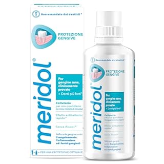 meridol Collutorio Protezione Gengive 2x400ml | Combatte il sanguinamento e l'infiammazione gengivale* |Protegge dalle recidive*|Agisce velocemente**|Effetto antibatterico*|Non macchia I 0% Alcohol
