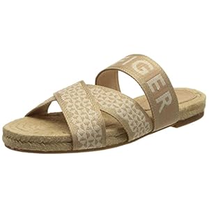Tommy Hilfiger Tommy Webbing Flat Espadrille dames Platte sandaal
