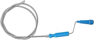 3.94Ft Clog Remover Drain Relief Auger Cleaner Tool, Sink Drain and snake Overflow Cleaning Brush, Sewer Hair Catcher for Bathroom Tub, Toilet, Clogged Drains, Dredge Pipe, Sewers, Sink, Kitchen