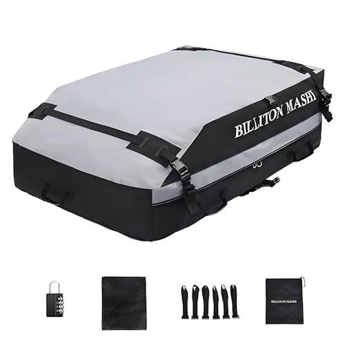 ルーフバッグ 大容量 ルーフキャリアバッグ 防水 カバー カーゴバッグ オックスフォード PVCコーティング 軽量 持ち運び便利 425L-792L 大容量 収納可能 120×100×45cm 全車種ユニバーサル 高耐久 ブラック