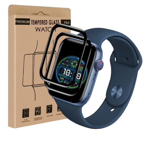 Carantee 2 Stück Schutzfolie für Panzerglas für Apple Watch 9/8/7 45mm