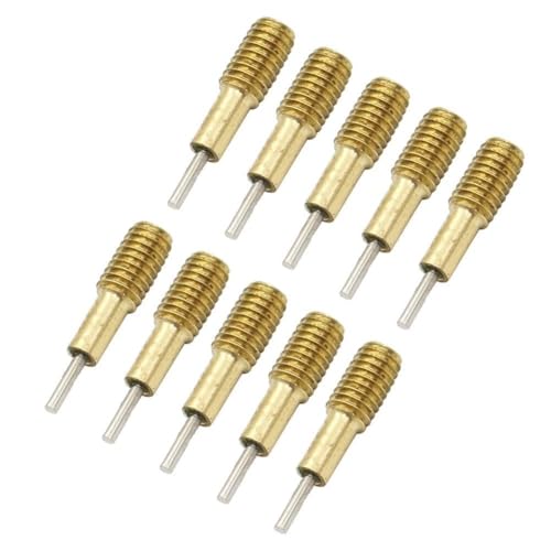 Vibsky Lot de 10 chasse-goupilles remplaçables pour réparation de bracelet de montre, 0,8 mm, en acier inoxydable, 10/50 pièces