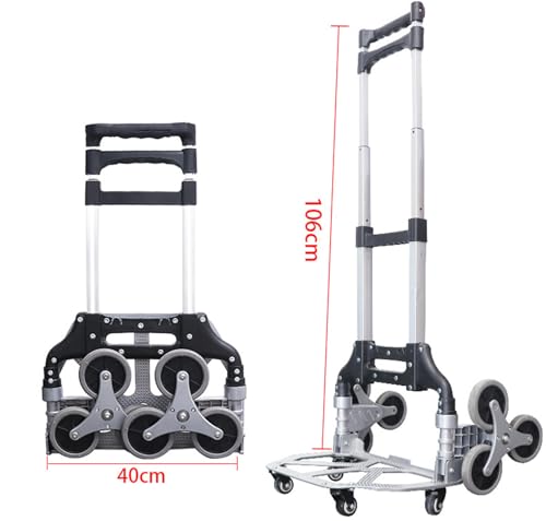 Carretilla plegable con ruedas para subir escaleras miniatura 2