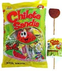 Chileta Sandia (Watermelon Lollipop W/chilli)