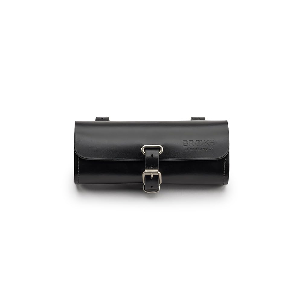 Brooks England Challenge - Bolsa de sillín de 0,5 L, Color Negro, Accesorio de Ciclismo para sillín de Bicicleta de Cuero