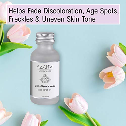 70% Glycolic Acid Peel Including After Peel Neutralizer. Wrinkles, Age Spots, Rough Skin Texture. Medium Strength. Contains Retinol & Vitamin C - Thumbnail 3