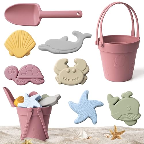 Jouets de plage en silicone sans plastique rigide pour éviter la casse dans le sac