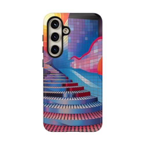 Coque Samsung S24 rigide brillante au fini bleu premium