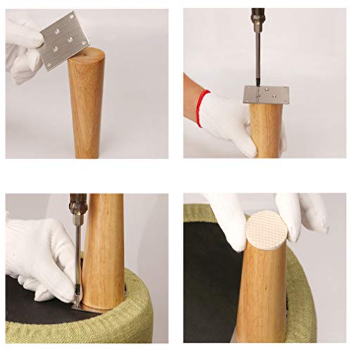 Patas de sofá de madera: repuestos resistentes de 8 a 80 cm para elevar gabinetes 5
