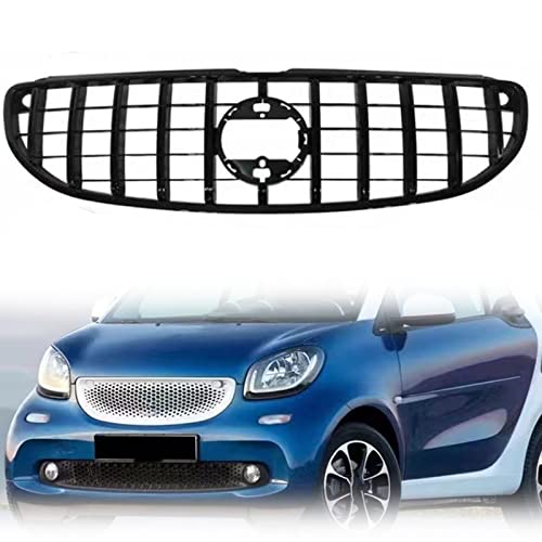 Calandre pour Benz Smart Fortwo W453 coupé grille pare-chocs supérieur capot noir GT