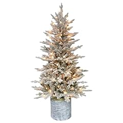 Puleo 4.5' Pre-Lit Arctic Fir Christmas Tree
