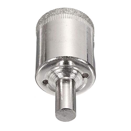 Jogo Broca Serra Copo Diamantada Porcelanato Vidro Espelho Marmore 5 Peças 25 a 50mm