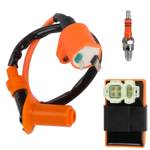 HIAORS GY6 Ignition Coil AC CDI Box Kit Replacement for