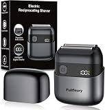 Electric Foil Shavers for Men, 10000 RPM Foil Shaver for Close & Smooth Daily Shaving, Wet & Dry Electric Razor with 90 Min Runtime, USB-C Fast Charge, IPX7 Waterproof for Travel, Shower & Home Use(Black)