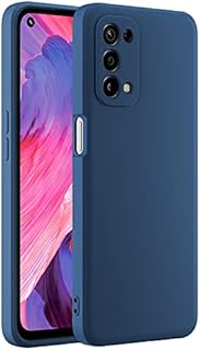 Cresee for Oppo A74 5G /A54 5G Case, Thin Silicone Cover with Microfiber Interior Camera Protection Anti-Scratch Slim Fit Flexible Phone Case for Oppo A74 5G/ A54 5G, Blue