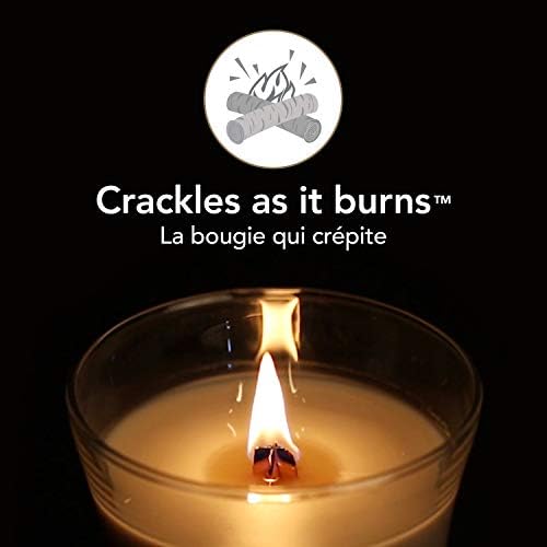 WoodWick Large Hourglass Scented Candle with Crackling Wick | Seaside Neroli | Up to 130 Hours Burn Time