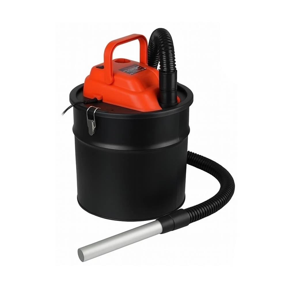 Bidone aspiracenere aspirapolvere per ceneri camino stufa a pellet 800 w 18 lt