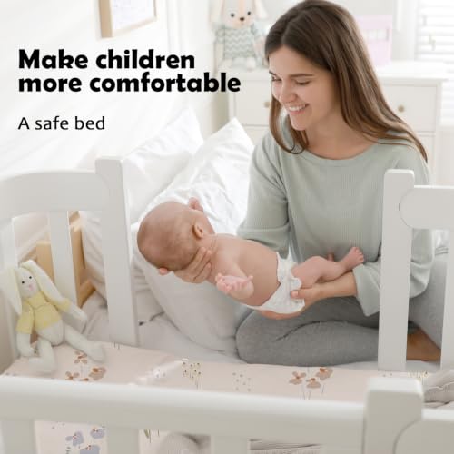 Image of Plushii 4PK Mini Crib Sheets,Fitted for Pack and Play Mattress, 38 inchx 26 inch