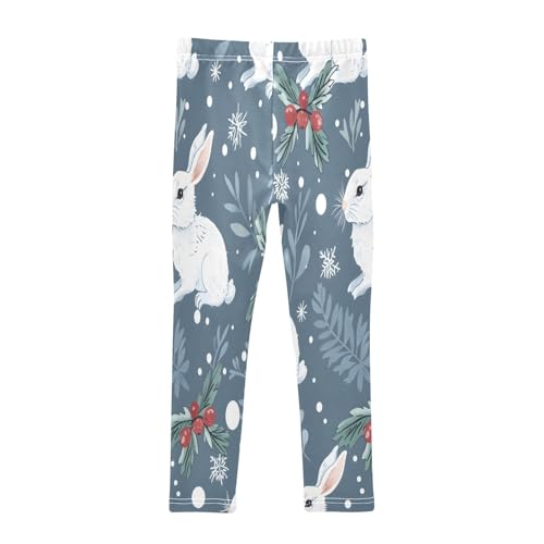 Toddler Girls Leggings Printed Yoga Pants Leggings Rabbit Ans Snow for Kids2
