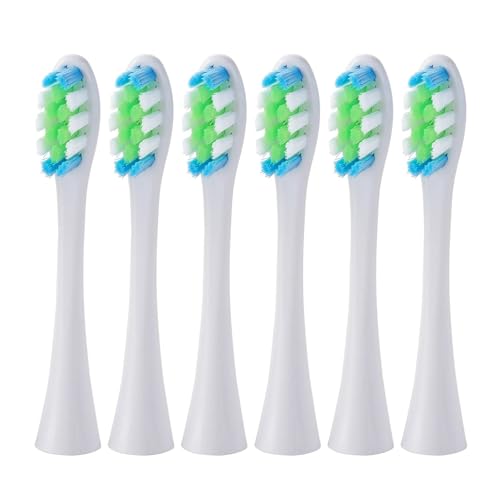 6 �݊� ForOCLEANX �d�����u���V�w�b�h 1/SE/XPRO/Z1/AIR ���j�o�[�T�������w�b�h��l 2258 �\�t�g�w�A(WT GN BU 6Pcs)