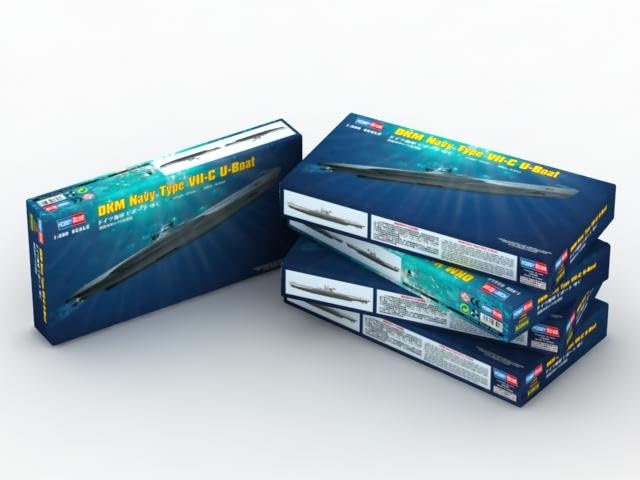 Amazon.com: Hobby Boss DKM Navy Type VIIC U-Boat Boat Model