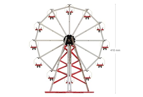 Image of Mechanix Mega Series Giant Wheel - 1800+ Piece 3 Ft Tall Motorised Ferris Wheel Building Kit | STEM /STEAM Toy for Adults, Kids 10+, Families & Seniors | Made in India | Tools & Manual Included