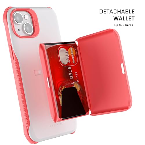 Funda para iPhone 14 Plus de mujer con porta tarjetas extraíble para viajes y coche 3