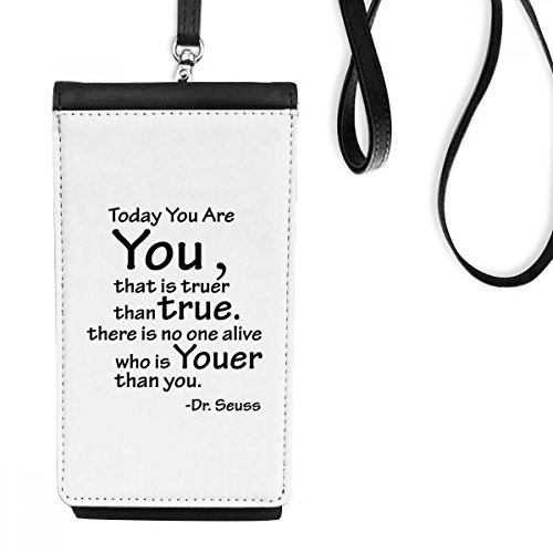 Porte-monnaie cadeau original sous forme de sac suspendu pour téléphone portable noir