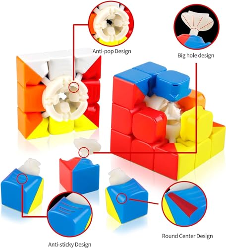 Image of HAWKISTER Kid Moyu Rs3M Magnetic Cube (Standard Version) Speed Cube 3X3 Sticker-Less (1 Pieces)