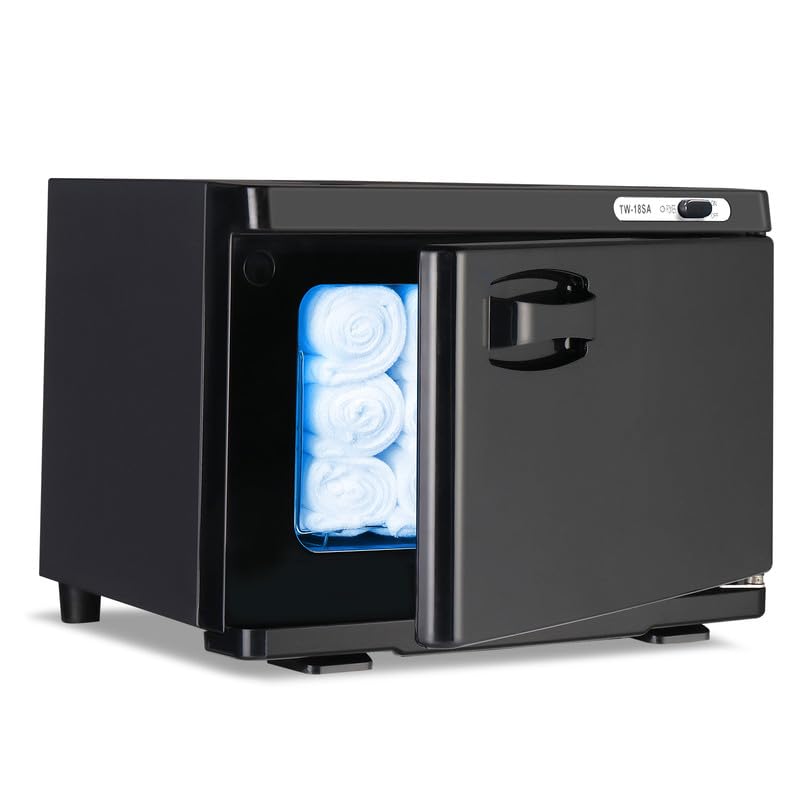 Hot Towel Warmer 15L Hot Towel Cabinet Salon Beauty Spa Barbershop Equipment with Aluminum Chamber Esthetician Towel Heating Cabinet for Salon Facials Massage Beauty SPA