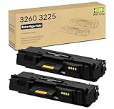 2 Pack 3260/ 3225 Black High Capacity Toner-Cartridge (3,500 Pages/Pack) Compatible for Xerox 106R02777 for Xerox Phaser 3052 3260 WorkCentre 3215 3225 Printer