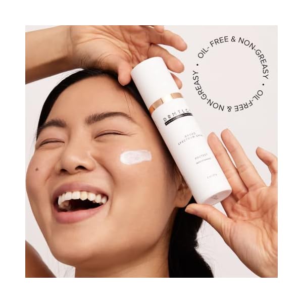 DRMTLGY Anti Aging Clear Face Sunscreen and Facial Moisturizer with