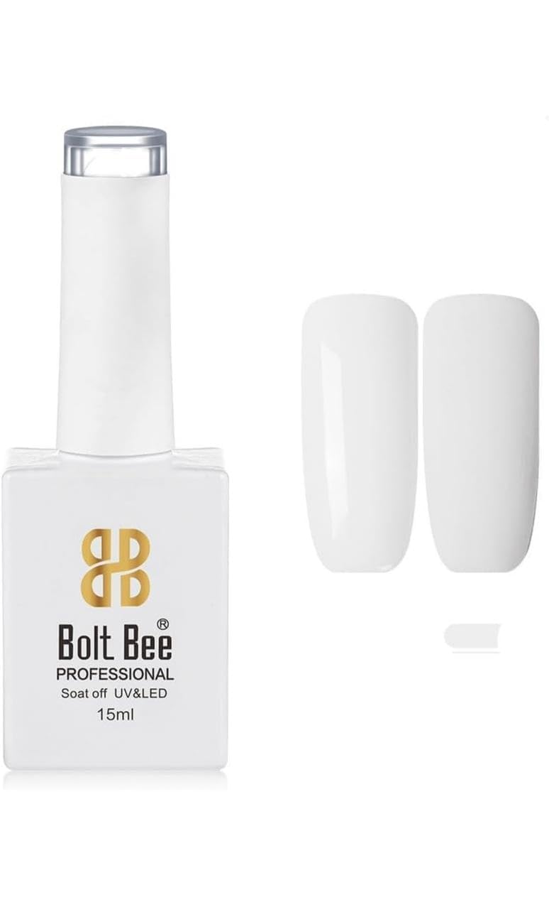 Bolt Bee Gel Nail Polish with Glossy Finish | Soak-Off UV/LED Gel | Highly Pigmented, Non-Smudging & Long-Lasting Nail Polish | Gloss Touch Manicure Polish for Home & Salon | Gift for Women - 15 ML-picture-46