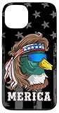 Patriotic Mallard Duck Hunting American Waterfowl Hunter Case for iPhone 13
