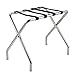 BAIYING Support De Bagages Support De Bagages Hôtel Voyage Porte Valise Pliable Métal Chromé Séchoir À Dossier Étagère De La Chambre, 3 Tailles, 3 Couleurs (Color : Silver, Size : 60x40x52cm)