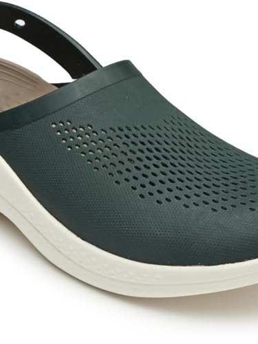 Image of URJO Italia Meta Men's & Boys' Casual Clogs /Sandals | Soft Sole, Waterproof & Lightweight | Comfortable, Extra Soft & Stylish with Adjustable Back Strap | Indoor & Outdoor Everyday Wear (URJO by Neoz)