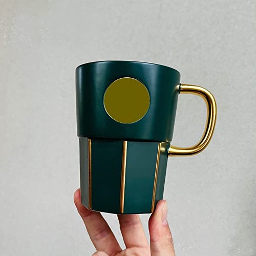 Tazzine da caffè Tazza di caffè in Ceramica Tazza Tazza di caffè Bere Regalo Tazza di Regalo Tazza d'Acqua Set di Tazze (Capacity : 301-400ml, Color : Cup)