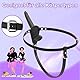 Unsix Umschnallpenis Doppeldildo mit 2 Abnehmbaren Leder Realistischen,Bondage Realistischer Dildo Harness Lesben Masturbator,für Frauen aare Anfänger Fortgeschrittene Toys