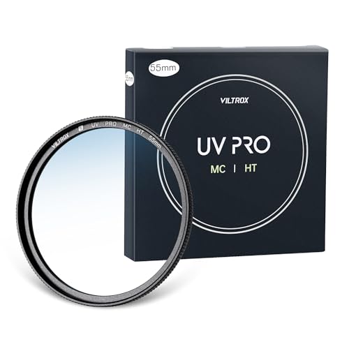 Filtro UV 55mm VILTROX MC UHD para objetivo de cámara con revestimiento nano hidrofóbico