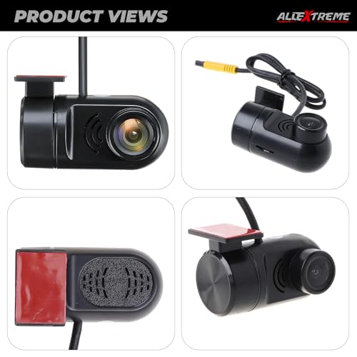 Image of AllExtreme U11 Car Dash Cam 720P Loop HD Video Recorder Wide Angle Lens Android Stereo Compatible Front Camera with Night Vision and USB Interface