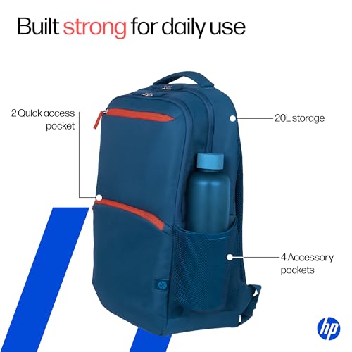 Image of HP Campus Core 16 Laptop Backpack - Lake Blue