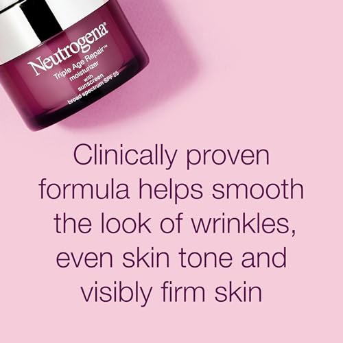 Neutrogena JJ-2225 Triple Age Repair Anti-Aging Daily Facial Moisturizer With Spf 25 Sunscreen & Vitamin C, Firming Anti-Wrinkle Face & Neck Cream thumb #1
