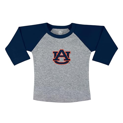 College Baby NCAA Infant and Toddler Baseball Shirt Raglan 3/4 Length Sleeve