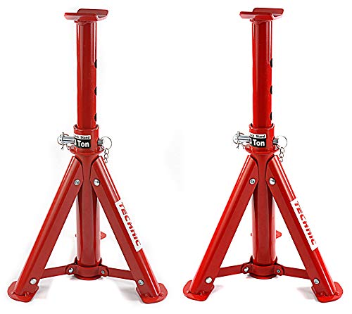 TC TECHNIC 2 chandelles de Levage 3T chacune Chevalet d'arret Cric pour Voiture 300-410mm