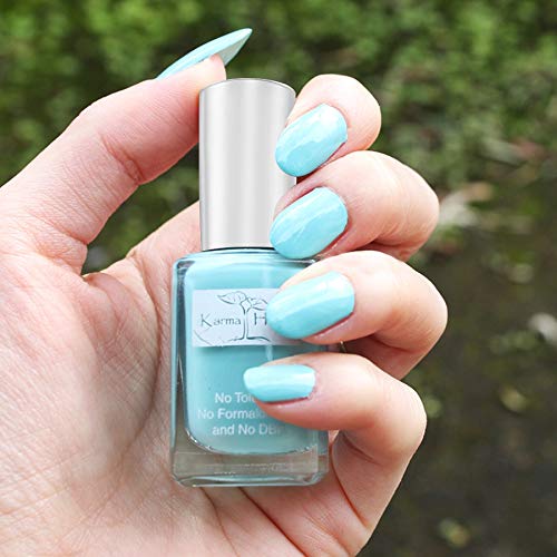 Miniatura 9 de karma organic Esmalte de uñas natural, arte de uñas no tóxico, pintura de uñas vegana y libre de crueldad animal (brisa marina)