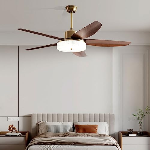 Ventilateur de plafond design industriel en acrylique de 30 cm avec LED - 4