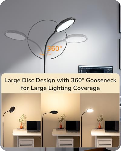Image of EDISHINE LED Floor Lamp 1300LM Super Bright Reading Floor Lamps Black